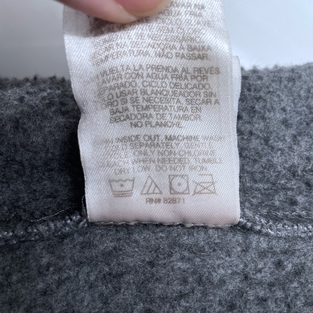 Y2K 2000s Warner‎ Bros Studios Looney Tunes Embroidered Fleece Hoodie XL Gray - Picture 6 of 6